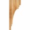Ekena Millwork Pescadero Rough Sawn Corbel, Western Red Cedar, 4"W x 10"D x 26"H COR04X10X26PEC00RWR - alternate 3